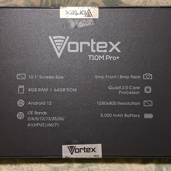 *NEW* NIB Vortex T10M Pro Plus Tablet - Picture 5 of 5